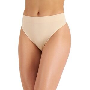 Jenni Seamless Ribbed High Cut Thong Panties‎ Underwear Womens XXL / #8135